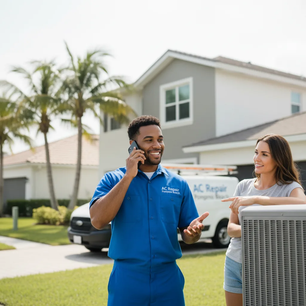 AC Repair Pompano Beach customer support in Des Peres